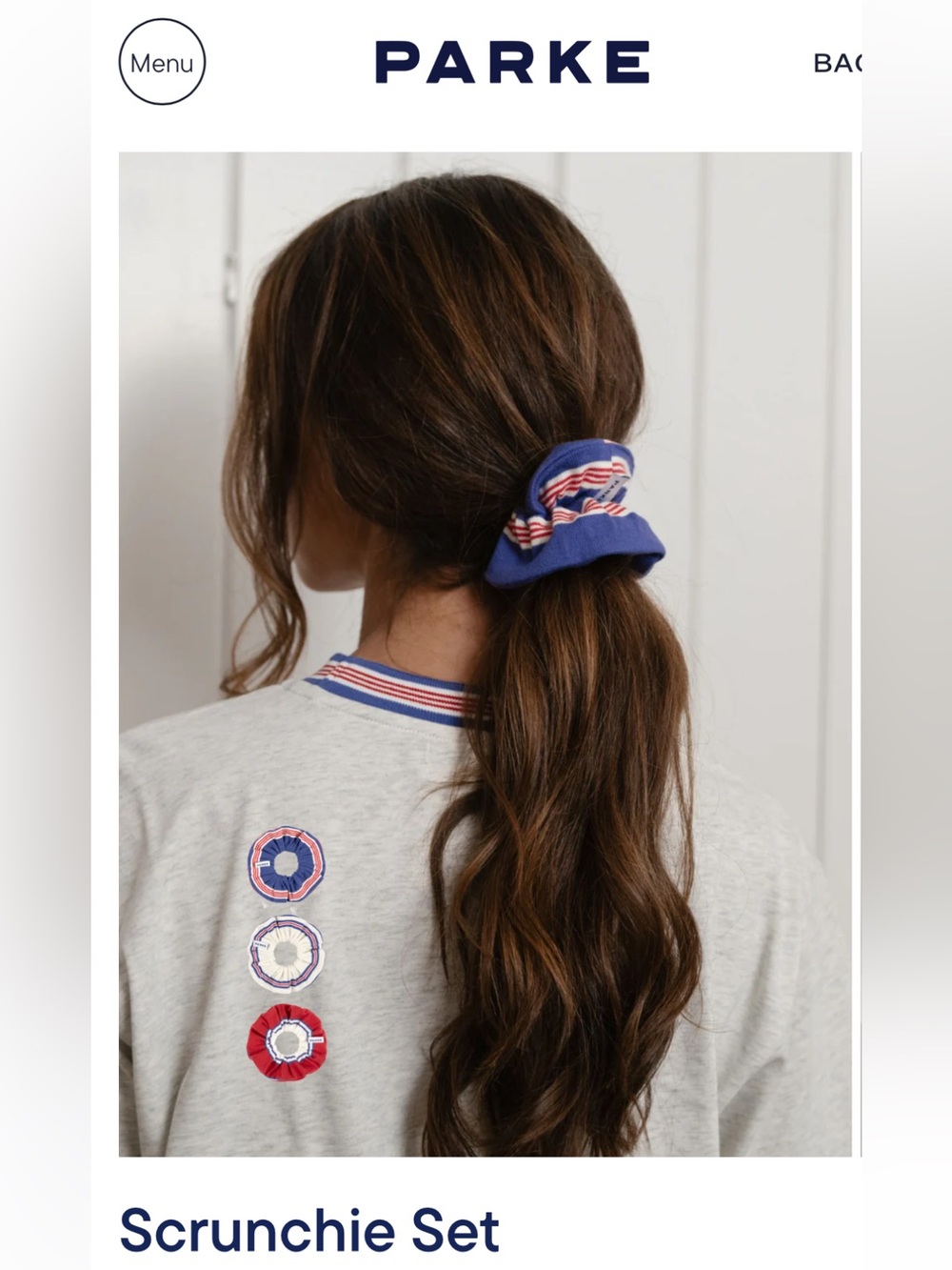 FLASH SALE⚡️🇺🇸PARKE 2026 COASTAL Collection🇺🇸Scrunchie Set